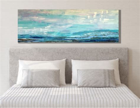 Large Wall Art 40x60 20x60 Master Bedroom Wall Decor Over Bed Horizontal Wall Art Above Bed ...