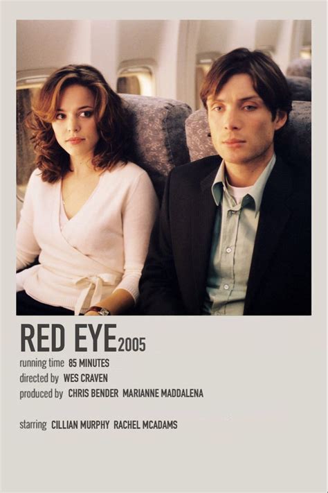 Red Eye - 2005 | Indie movies, Indie movie posters, Film posters vintage