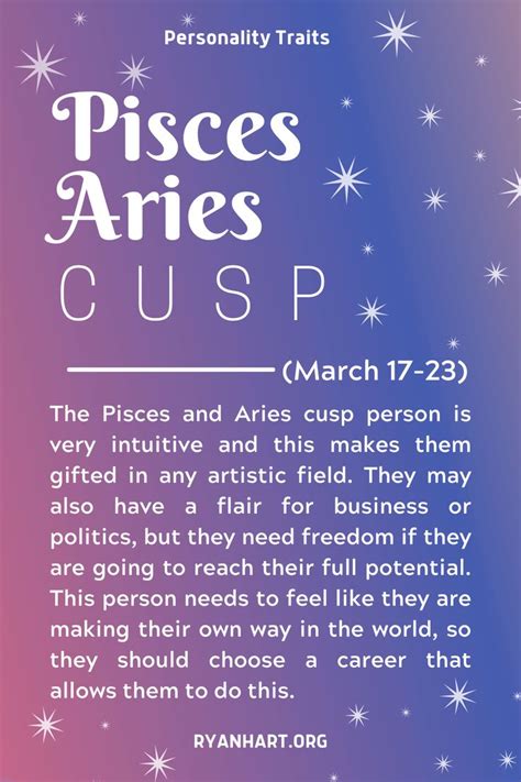 Pisces Aries Cusp Personality Traits | Aries and pisces, Pisces, Aries ...