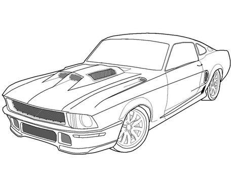 Free Printable Mustang Coloring Pages For Kids