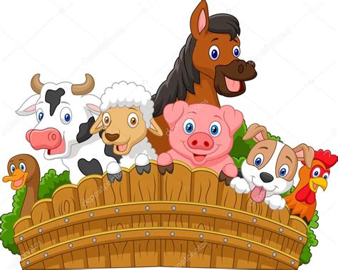 Cartoon Collection farm animals ⬇ Vector Image by © tigatelu | Vector Stock 72458069