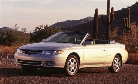 2000 Toyota Camry Solara Convertible Road Test | Review | Car and Driver