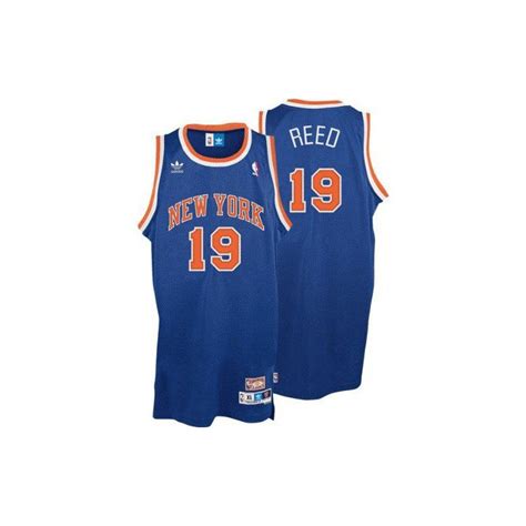 Men's New York Knicks Willis Reed Swingman Royal Blue Throwback Adidas ...