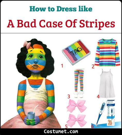 Camilla Cream's (A Bad Case of Stripes) Costume for Halloween