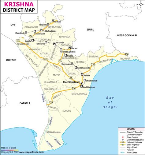 Krishna District Map