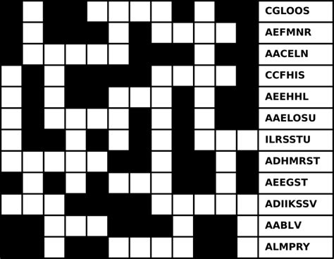 word - AnaCross: A crossword made of anagrams - Puzzling Stack Exchange