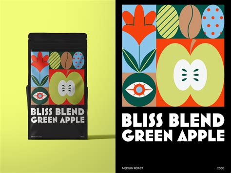 Coffee Beans Packaging Design by Irene Neyman for Deeply Design Studio on Dribbble