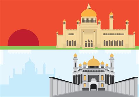 Brunei Historic Showplace 137315 Vector Art at Vecteezy