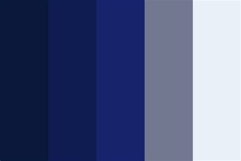 Shades of Navy Blue Color Palette