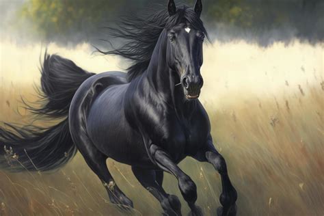 Friesian Horse Wallpaper