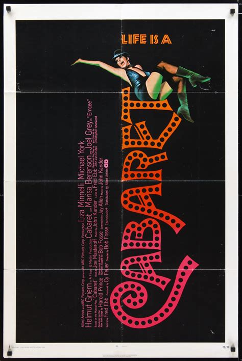 CABARET US One Sheet poster | Picture Palace Movie Posters