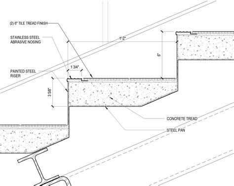 Steel Stair Details Railing Drawings Detailing Structural Drawing ...