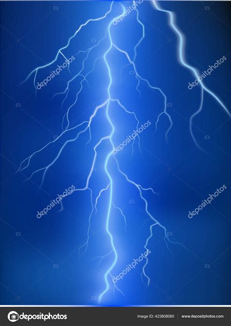 Lightning Blue Background Vector Illustration Stock Vector by ©urfingus ...