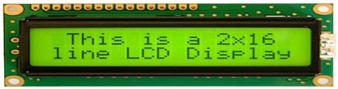 LCD display (16x2) A Liquid Crystal Display (LCD) could be a flat board... | Download Scientific ...