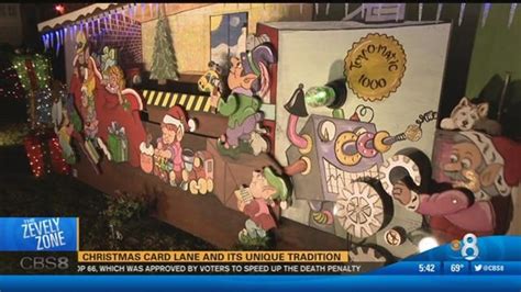 Christmas Card Lane and its unique tradition | cbs8.com