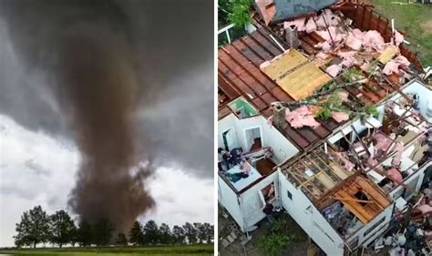 Florida tornado: Danger to life warning as 60mph winds tipped to tear ...