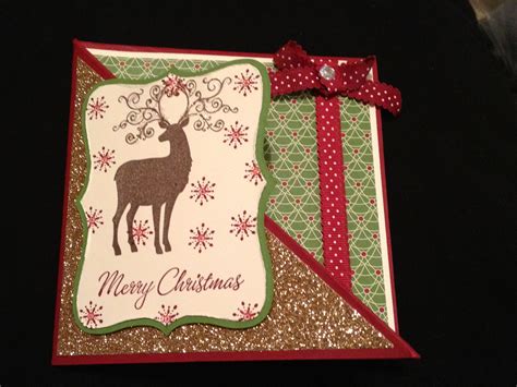 Cleverly folded Christmas card | Cardmaking, Christmas cards, Merry