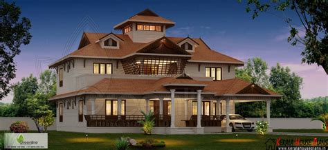 Kerala home design with courtyard 3345sqft