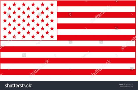 Unusual Usa Flag Vector Image Stock Vector (Royalty Free) 407171797 ...