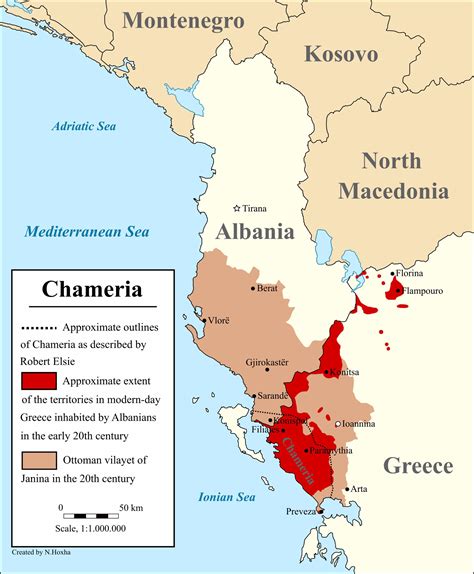 Chameria(Çamëria) is a region inhabited predominantly by Albanians. In ...