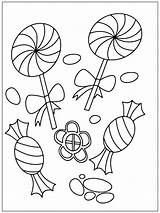 Candy Lollipops And Chocolate Coloring Page  Free Printable sketch template