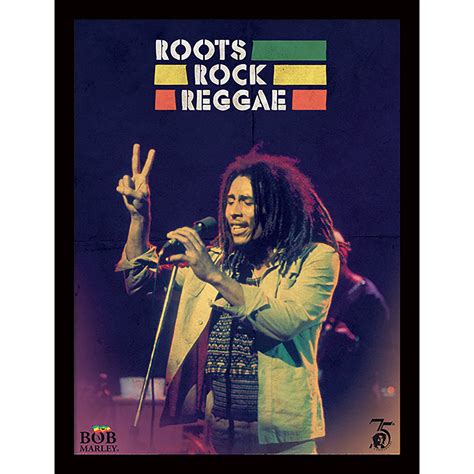 Bob Marley (Roots Rock Reggae) Framed 30 x 40cm Print | The Art Group