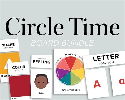 Preschool Circle Time Board Morning Printable DIY Learning | Etsy ...