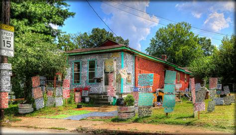 Amazing House in Orange Mound in Memphis Tennessee Photograph by Billy Morris - Pixels