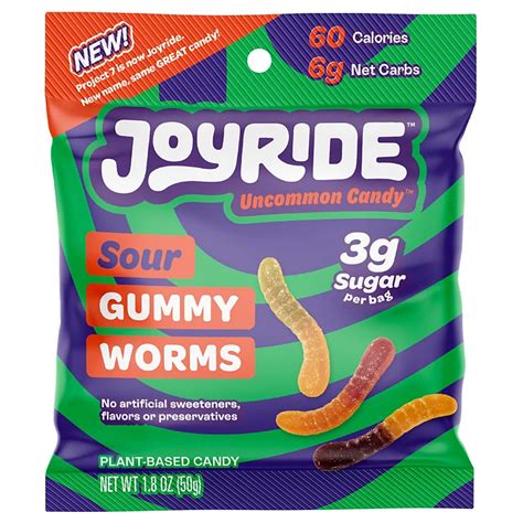 Joyride Sour Gummy Worms - Shop Snacks & Candy at H-E-B