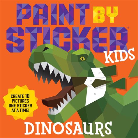 Paint by Sticker Kids: Dinosaurs - Tom's Toys