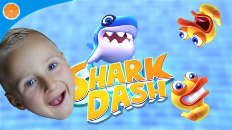 Let's play Shark Dash Game for Android iOS | level 1- 8 | Blue Orange ...