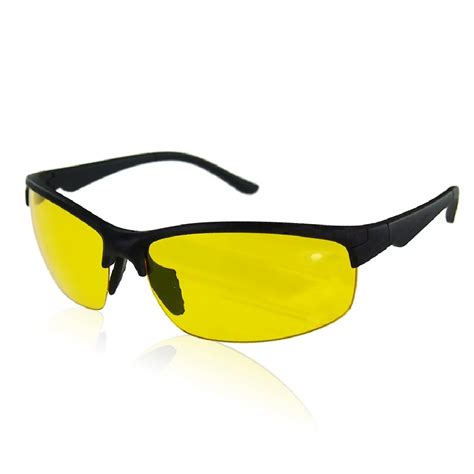 High Definition Night Vision Glasses Driving Sunglasses Yellow Lens ...