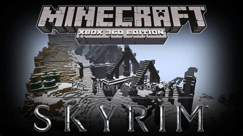 Minecraft Xbox 360: Skyrim Mash-up Pack Review! (Amazing Themed World ...