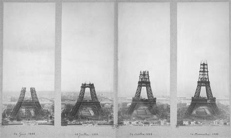 Tour Eiffel en construction, 1887-1889 ⋆ Photos historiques rares - Et ...