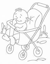 Little Boy In Stroller Coloring Page Yloa2hgs Da Colorare Scarica  sketch template