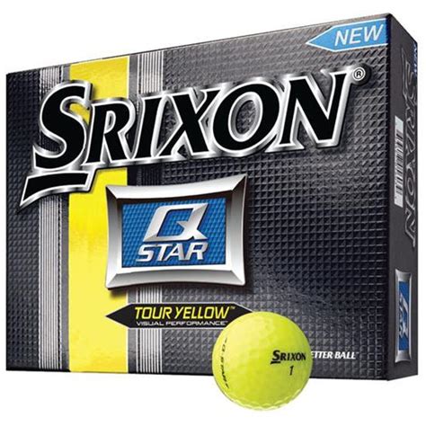 Srixon Q Star Tour Yellow Golf Balls Golfballs.com