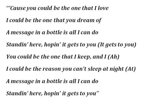 "Message in a Bottle" by Taylor Swift - Song Meanings and Facts