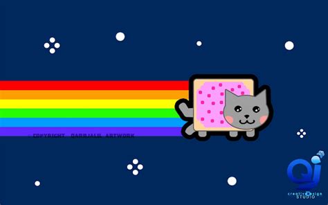 Artwork : Nyan Cat Vector | QJ Arts