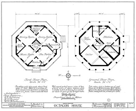 File:Watertown Octagon House-plans.png - Wikipedia