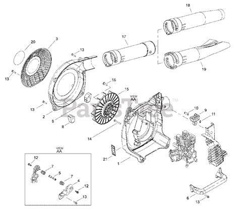 Shindaiwa EB 3410 - Shindaiwa Handheld Blower Volute Parts Lookup with Diagrams | PartsTree