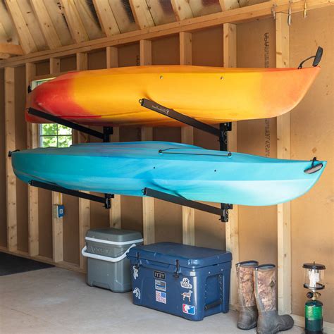 Indoor Kayak Storage Rack | 2 Level Adjustable Wall Mount – StoreYourBoard