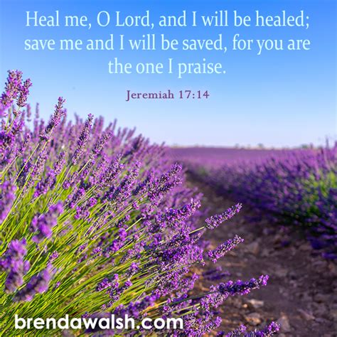 Miracle Healing - Brenda Walsh Scripture Images