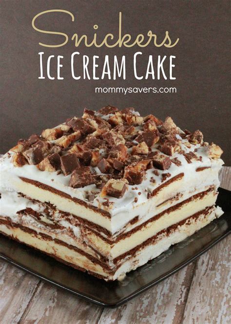 Snickers Ice Cream Cake | Mommysavers