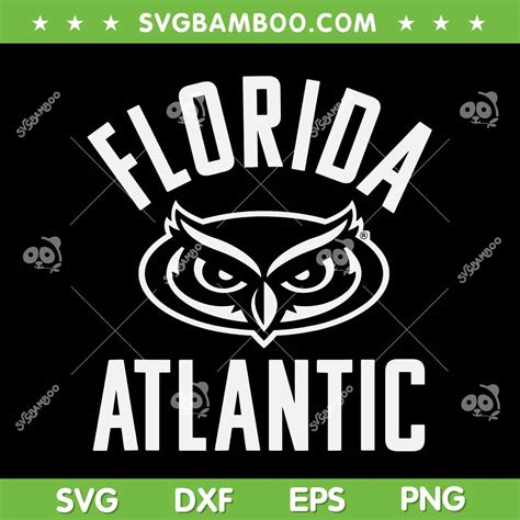 Florida Atlantic University FAU Owls SVG PNG