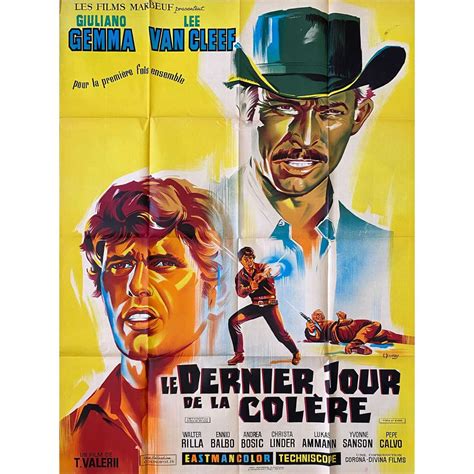 DAY OF ANGER French Movie Poster - 47x63 in. - 1967 LITHO