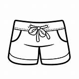 Premium Vector  Sports Short shorts For Girls Outline coloring On sketch template