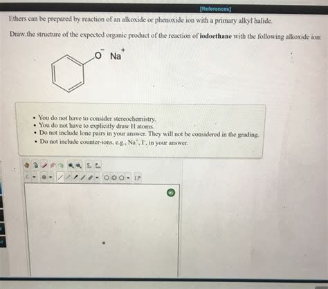 Solved: Ethers Can Be Prepared By Reaction Of An Alkoxide ... | Chegg.com