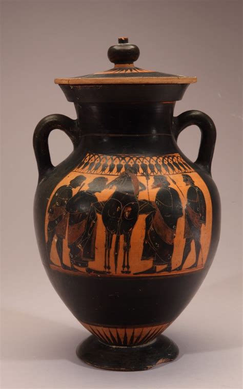 Black-Figure Vase: Warriors - New Orleans Museum of Art