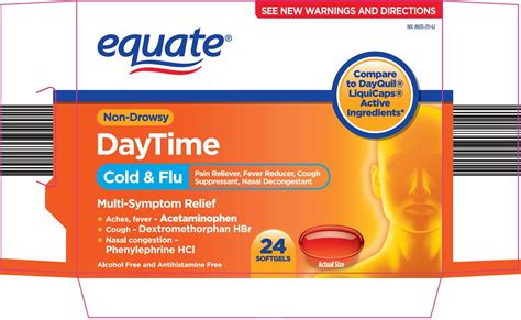 Equate daytime cold and flu (capsule, liquid filled) Wal-Mart Stores Inc