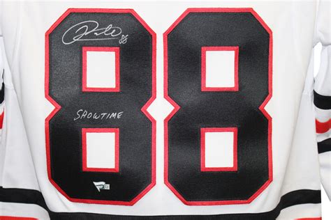 Patrick Kane Autographed Chicago Blackhawks Breakaway L White Jersey FAN 27210 – Denver Autographs